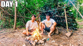 GengTonsom: Surviving 5 Days in the Borneo Jungle - Day 1