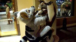 Serpy Pounces Jager! (FurCon 2010)