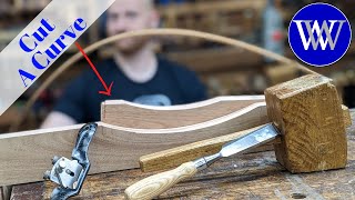 How to Cut a Curve or an Arch Into a Board With Just Hand Tools