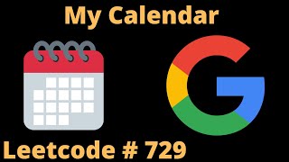 MY CALENDAR | LEETCODE 729 | PYTHON SOLUTION
