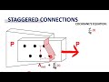 Principles of Steel Design - Tension Members: Staggered Connection Sample Problem 1 Pt III NSCP 2015