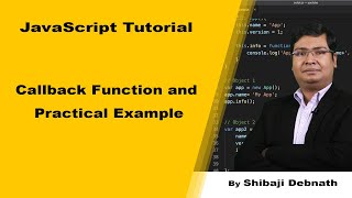 [HINDI] Easy Explanation about JavaScript Callback function tutorial