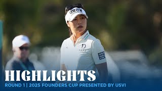 Round 1 Highlights | 2025 Founders Cup presented by U.S. Virgin Islands