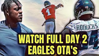 WATCH FULL DAY 2 Eagles OTAs + INTENSE TRAINING & Philadelphia Eagles Practice +