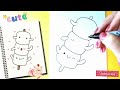 💗 como desenhar marshmallows divertidos e fofos kawaii para crianÇas passo a passo fácil