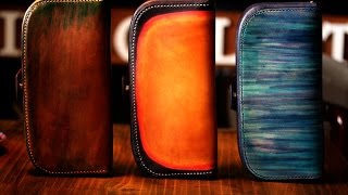 The Dulles Wallet　by　KING OF LEATHER　革ブランド　ダレスウォレット紹介【レザークラフト革職人】