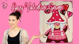How to Paint a Valentine Gnome