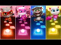 Heroes Tom - Angela Hank - Talking Tom - Taking Angela - Tiles Hop EDM RUSH