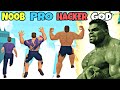 NOOB vs PRO vs HACKER vs GOD in Rage Control 3D