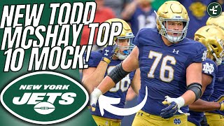 Breaking Down Todd McShay's Top 10 Mock Draft! | New York Jets Select Joe Alt