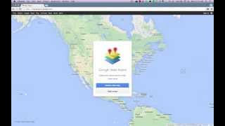 Google Maps Engine - Open a Map