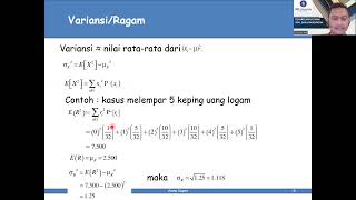 Video Lecture Pertemuan 5 Statistika Teknik: Probabilitas Diskrit dan Binomial