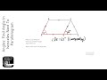 Angles: Find Angle In Isosceles Next To Parallelogram (Grade 4) - OnMaths GCSE Maths Revision