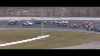 Jimmy Blewett Flip 2018~NASCAR Whelen Modified Series (Thompson Speedway)