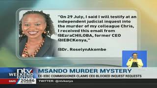 Roselyne Akombe stirs the waters with tweet of an email from Chiloba on Chris Msando murder