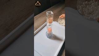 Tower of beads reverse asmr #satisfying #asmr #youtubeshorts