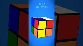 2x2 Rubiks Cube Solved in 14 Seconds Virtual Cube #rubicks #puzzle #cube #cubber #rubikscube #cubing