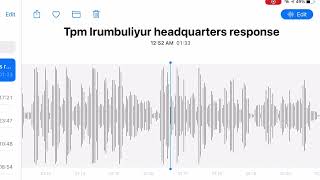 TPM IRUMBULIYUR HEADQUARTERS RESPONSE LIKE THIS ONLY