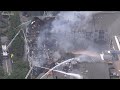 Apartment building near Lindbergh likely a total loss after massive fire; 1 firefighter hurt