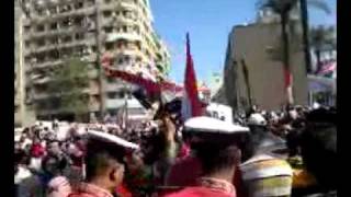 Army Marching Band in Tahrir on Friday of Victory 2/18 جمعة النصر في تحرير