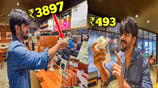 ₹4000 BREAKFAST bill করলো STARBUCKS 😱 Pumpkin দিয়ে coffee 🤮