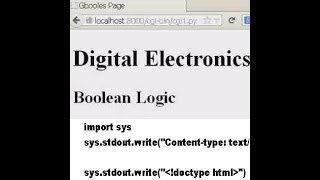 Python CGI Server Made simple