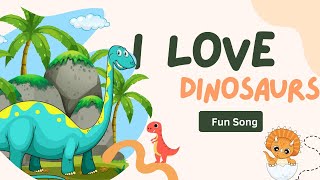 The Dinosaur Song For Kids: Lets Learn Dinosaur Names With Fun Rhymes | LittleMentee