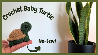 Crochet Turtle Tutorial | No-Sew | Beginner Friendly!!