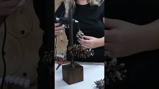 Pinecone Christmas Tree DIY