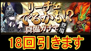 【パズドラ】リーチェでるかも！？降臨ガチャ