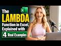 The LAMBDA Function in Excel, Explained with 4 Real Examples