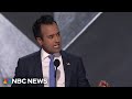 Vivek Ramaswamy pledges support to Trump at RNC: 'Success is unifying'