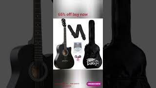 Intern INT-38C Right hand Acoustic Guitar Kit, With Bag, Strings, Pick And Strap # 65% off