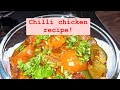 Easy CHILLI CHICKEN recipe!#homemaderecipe #asianfood #asianfood #food #easyrecipe #3minuterecipe