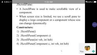 AJP : JScrollPane