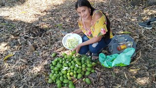 vean Rosi como disfruta los Ricos mangos 🤤🤤🥭🥭😋😋 tiernos !!! pesca en el rio torola