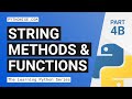 String methods and useful string functions - Learning Python Series Pt. 4b