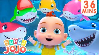 Baby Shark Dance Song   More Nursery Rhymes _ Kids Songs - Super JoJo