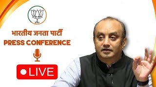 LIVE: BJP National Spokesperson Dr. Sudhanshu Trivedi addresses press conference at BJP HQ, Delhi