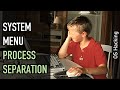 OS hacking: System menu process separation