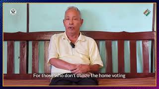 Elderly and PwD voters in Mizoram, appreciate ECI home voting facility.