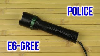 Распаковка Police E6-GREE