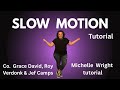 Slow motion line dance tutorial Improver choreography by Grace David, Roy Verdonk & Jef Camps