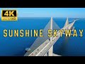 Sunshine Skyway Bridge - St. Petersburg Florida, 4K 60FPS