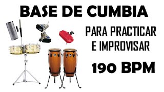 Ritmo / Base De CUMBIA Para Improvisar y Practicar - 190 bpm