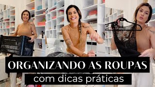 ARRUMANDO A CASA - ORGANIZA E FALA | arrumando as roupas