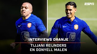 🆕 PRIMEUR voor Tijjani Reijnders, MINEUR bij Donyell Malen ☹️ | Interviews Nederlands elftal