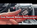 2019 Honda Civic key fob battery replacement