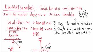 Sinyaller ve Sistemler Ders 8 Sistemlerde Nedensellik ve Kararlılık