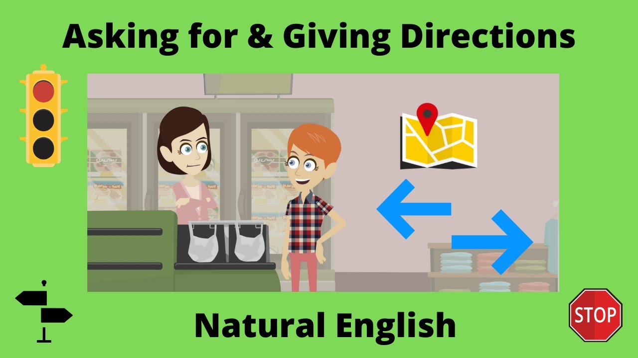 Asking For And Giving Directions | How To Give Directions In English ...